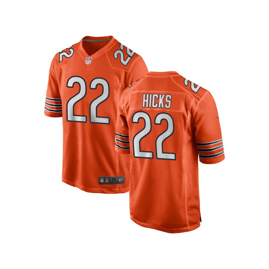 Elijah Hicks Chicago Bears Nike Youth Alternate Game Jersey - Orange
