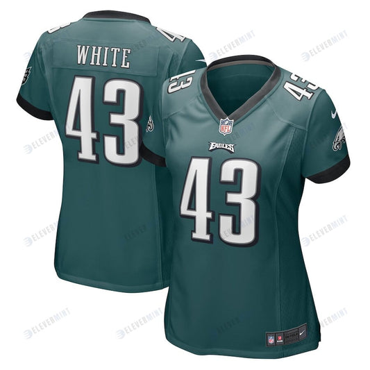 Kyzir White 43 Philadelphia Eagles Women's Game Jersey - Midnight Green