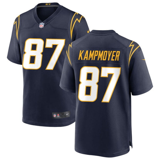 Hunter Kampmoyer Los Angeles Chargers Nike Alternate Game Jersey - Navy