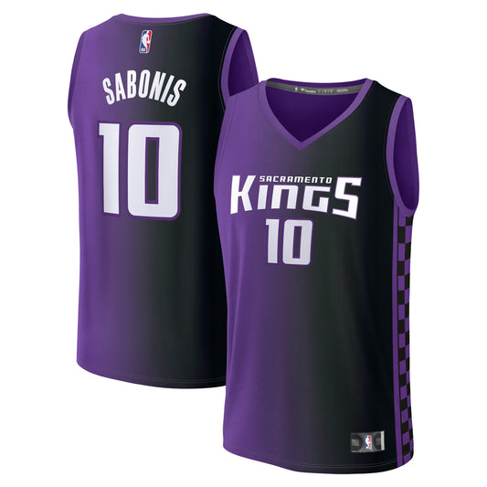 Domantas Sabonis Sacramento Kings Fanatics Branded 2023/24 Fast Break Replica Jersey - Statement Edition - Purple