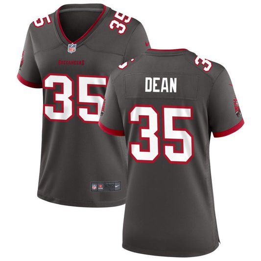 Jamel Dean Tampa Bay Buccaneers Nike Women's Alternate Game Jersey - Pewter