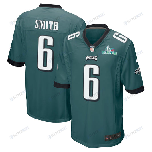 DeVonta Smith 6 Philadelphia Eagles Super Bowl LVII Champions Men Game Jersey - Midnight Green
