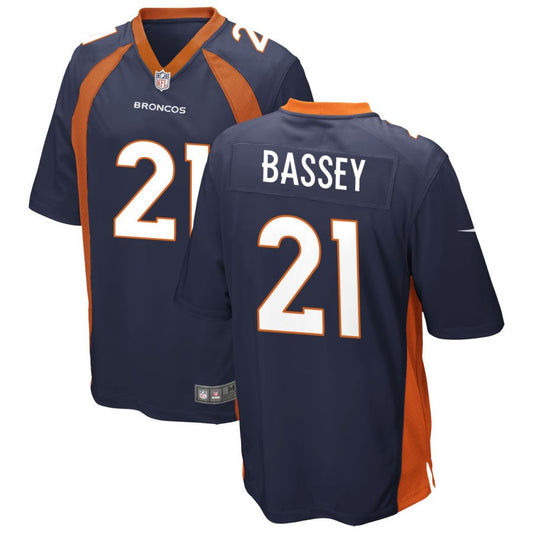Essang Bassey Denver Broncos Nike Alternate Game Jersey - Navy