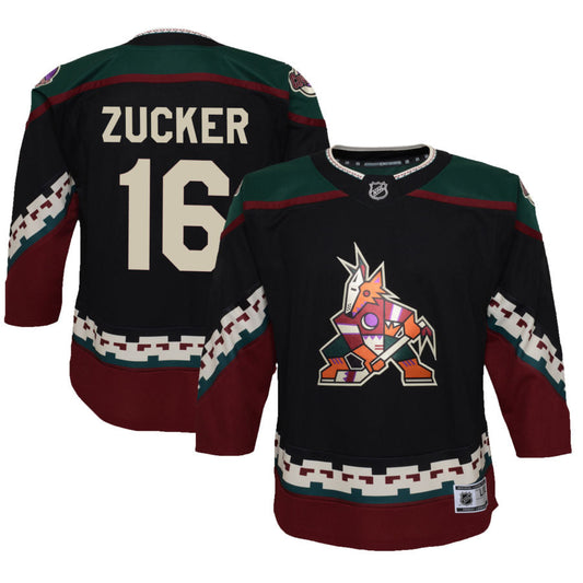 Jason Zucker Arizona Coyotes Youth 2021/22 Home Replica Jersey - Black