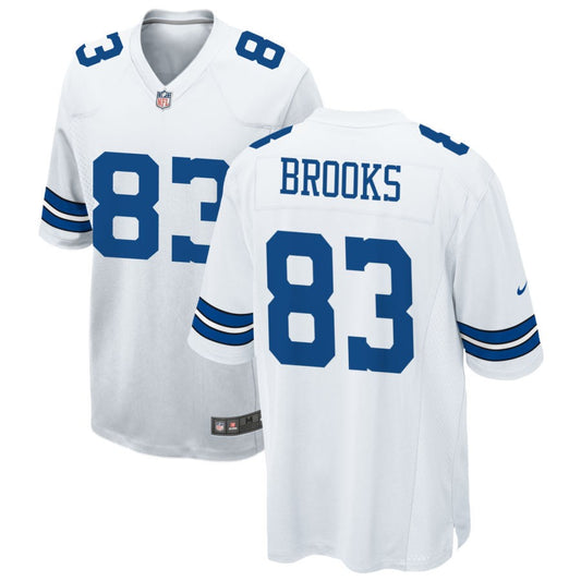 Jalen Brooks Dallas Cowboys Nike Game Jersey - White