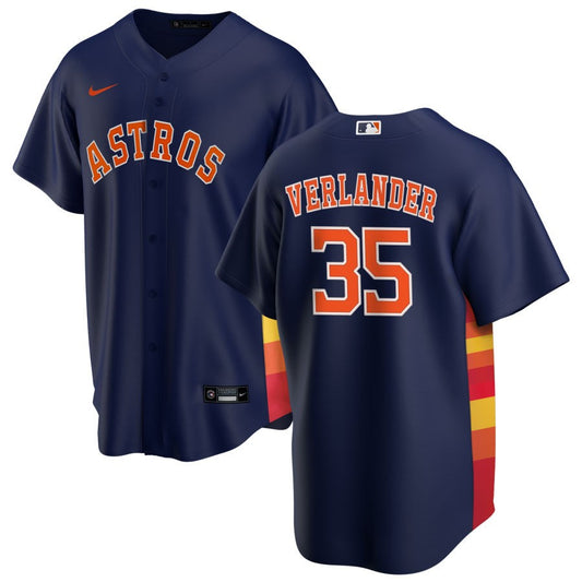 Justin Verlander Houston Astros Nike Alternate Replica Jersey - Navy