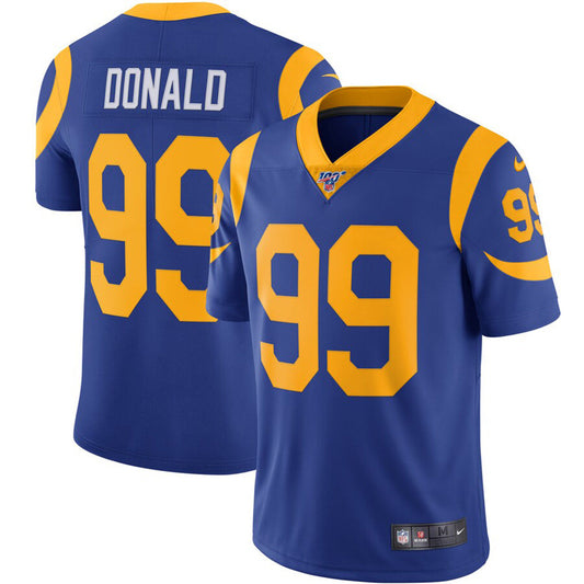 Men's Los Angeles Rams Aaron Donald Game Vapor Jersey Blue