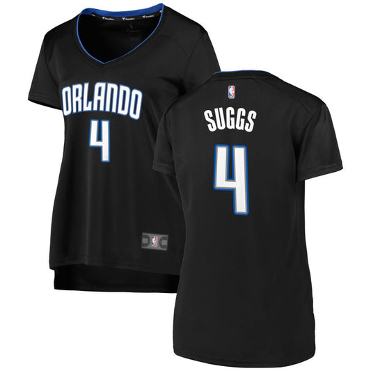 Jalen Suggs Orlando Magic Fanatics Branded Women's 2019 Fast Break Replica Jersey Black - Icon Edition
