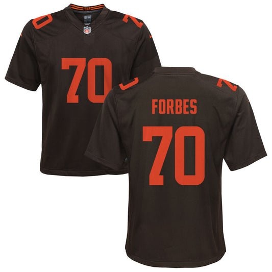 Drew Forbes Cleveland Browns Nike Youth Alternate Game Jersey - Brown