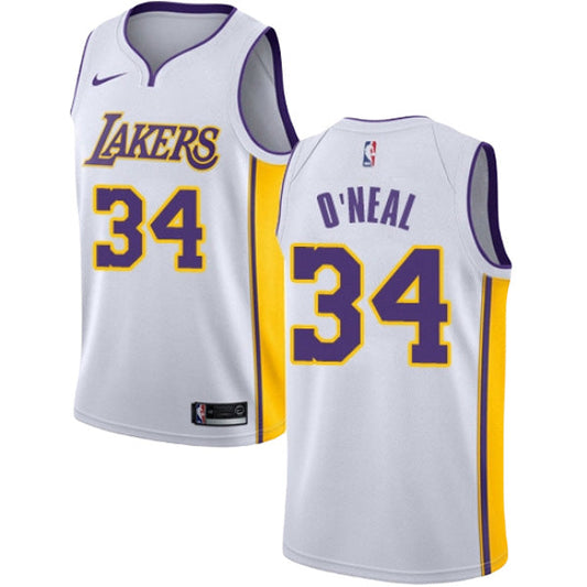 Men's Los Angeles Lakers Shaquille O'Neal Association Jersey - White