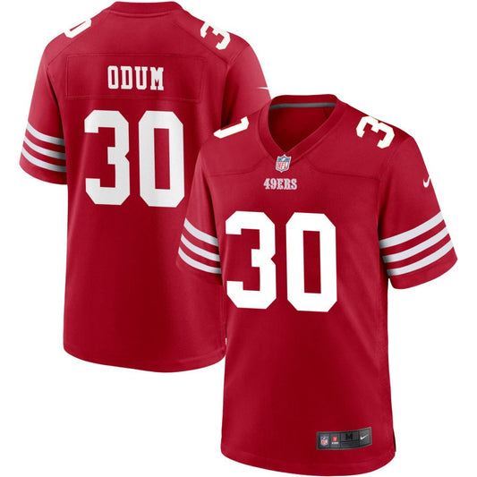 George Odum San Francisco 49ers Nike Youth Game Jersey - Scarlet