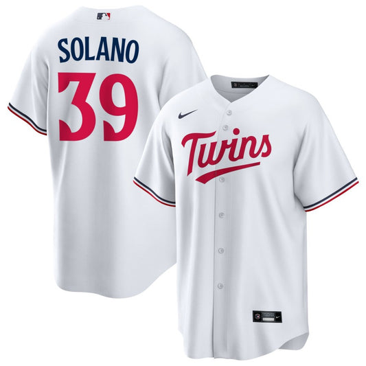 Donovan Solano Minnesota Twins Nike Home Replica Jersey - White