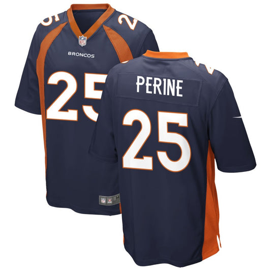 Samaje Perine Denver Broncos Nike Alternate Game Jersey - Navy