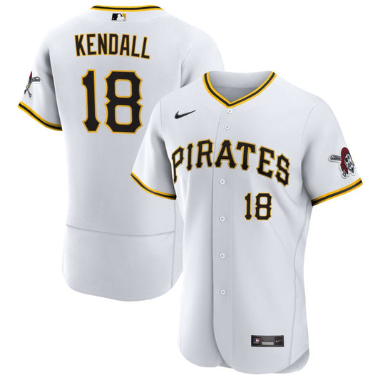 Jason Kendall Pittsburgh Pirates Nike Home RetiredAuthentic Jersey - White