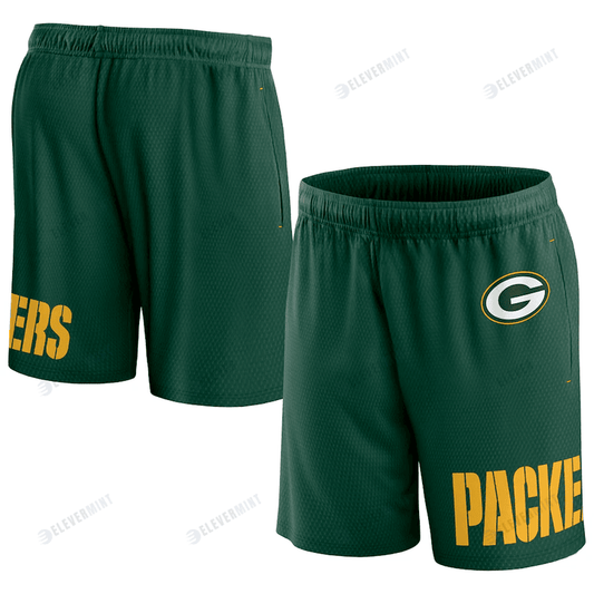 Green Bay Packers Team Hunter Green Clincher Shorts - Men