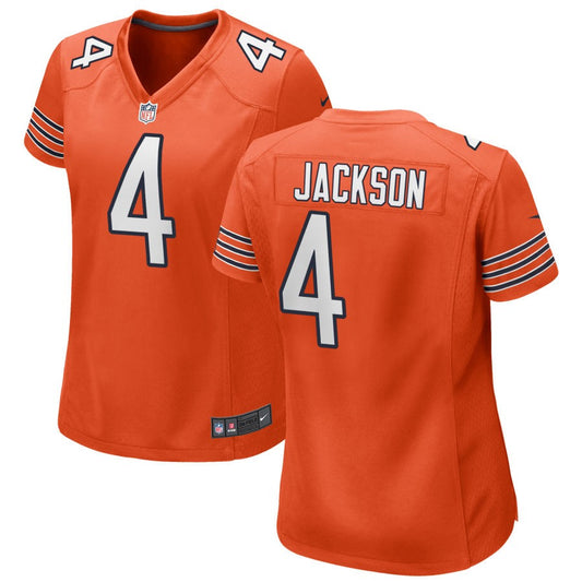 Eddie Jackson Chicago Bears Nike Women's Alternate Game Jersey - Orange