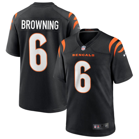 Jake Browning Cincinnati Bengals Nike Game Jersey - Black