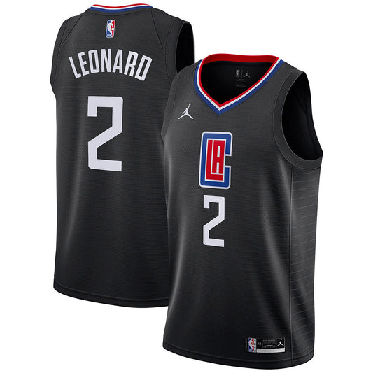 Men's Los Angeles Clippers Kawhi Leonard Statement Edition Jersey - Black