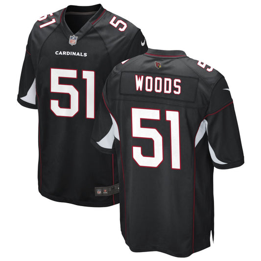 Josh Woods Arizona Cardinals Nike Alternate Game Jersey - Black