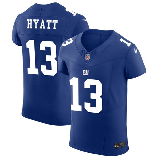 Jalin Hyatt New York Giants Nike Vapor F.U.S.E. Elite Jersey - Royal