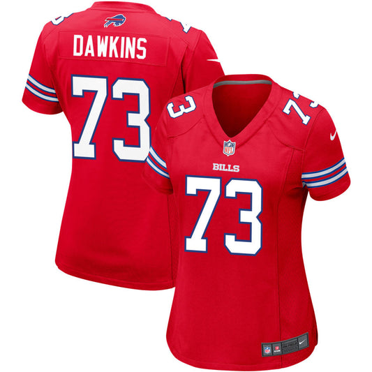 Dion Dawkins Buffalo Bills Nike Women's Alternate Game Jersey - Red