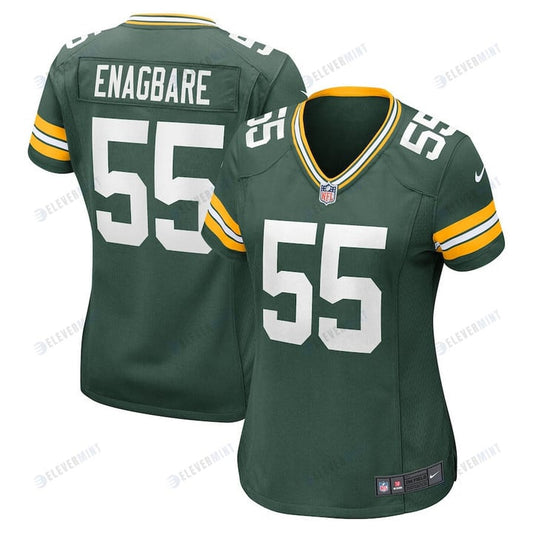 Kingsley Enagbare Green Bay Packers Women's Player Game Jersey - Green