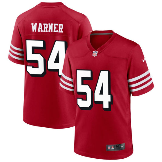 Fred Warner San Francisco 49ers Nike Alternate Game Jersey - Scarlet