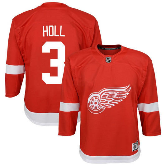 Justin Holl Detroit Red Wings Youth Home Premier Jersey - Red