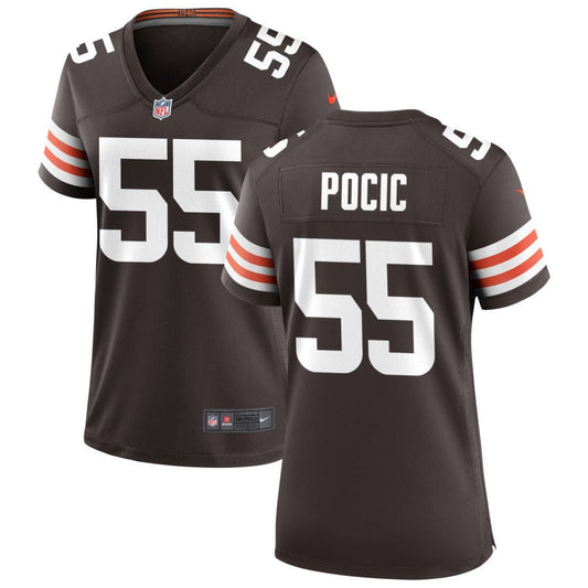Ethan Pocic Nike Cleveland Browns Women's Game Jersey - Brown