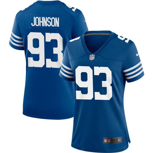 Eric Johnson Indianapolis Colts Nike Women's Alternate Jersey - Royal