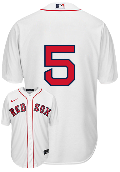 Kike Hernandez No Name Jersey - Boston Red Sox Replica Number Only Adult Home Jersey
