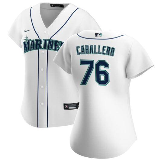 Jose Caballero Seattle Mariners Nike Women's Home Replica Jersey - White
