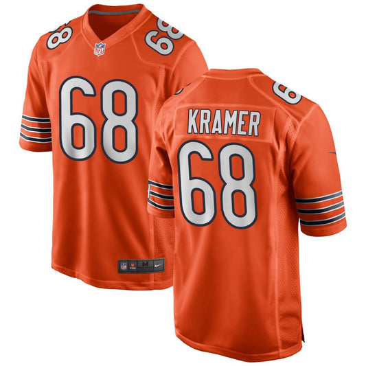 Doug Kramer Chicago Bears Nike Alternate Game Jersey - Orange