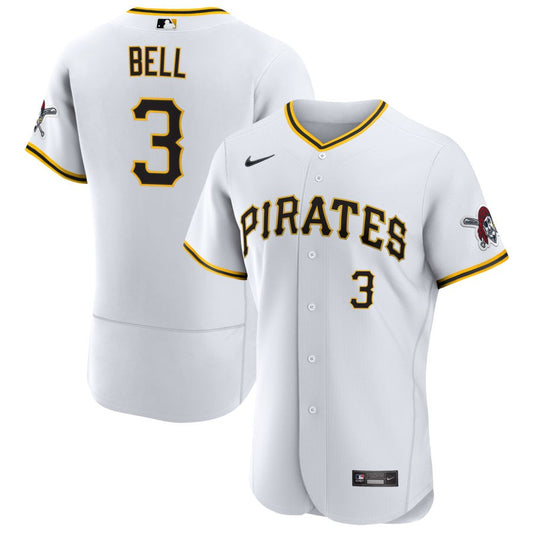 Jay Bell Pittsburgh Pirates Nike Home RetiredAuthentic Jersey - White