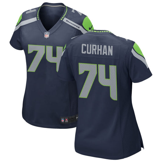 Jake Curhan Seattle Seahawks Nike Women's Game Jersey - College Navy