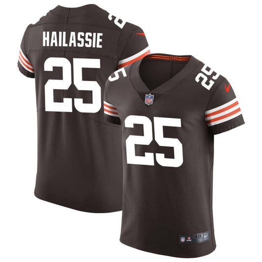Kahlef Hailassie Cleveland Browns Nike Vapor Elite Jersey - Brown