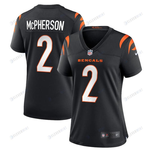 Evan McPherson 2 Cincinnati Bengals Women's Game Jersey - Black