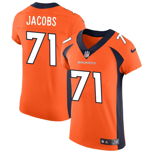 Demontrey Jacobs Denver Broncos Nike Vapor Untouchable Elite Jersey - Orange
