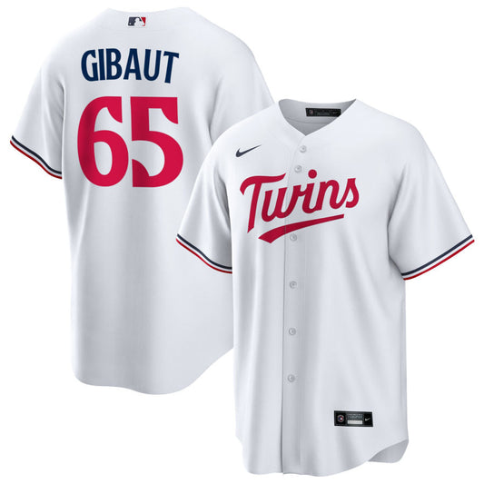 Ian Gibaut Minnesota Twins Nike Youth Home Replica Jersey - White
