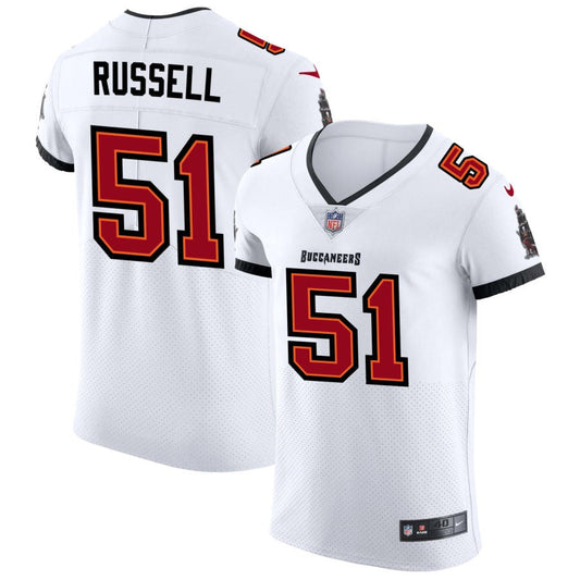 J.J. Russell Tampa Bay Buccaneers Nike Vapor Elite Jersey - White