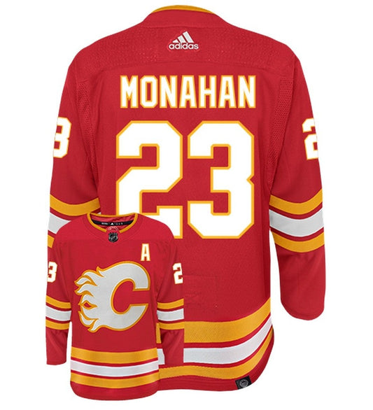 Sean Monahan Calgary Flames Adidas Primegreen Authentic NHL Hockey Jersey