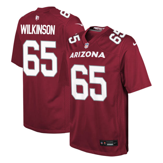 Elijah Wilkinson  Arizona Cardinals Nike Youth Game Jersey - Cardinal