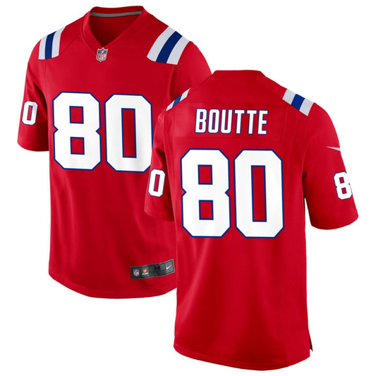 Kayshon Boutte New England Patriots Nike Alternate Jersey - Red