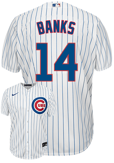 Ernie Banks Youth Jersey - Chicago Cubs Replica Kids Home Jersey