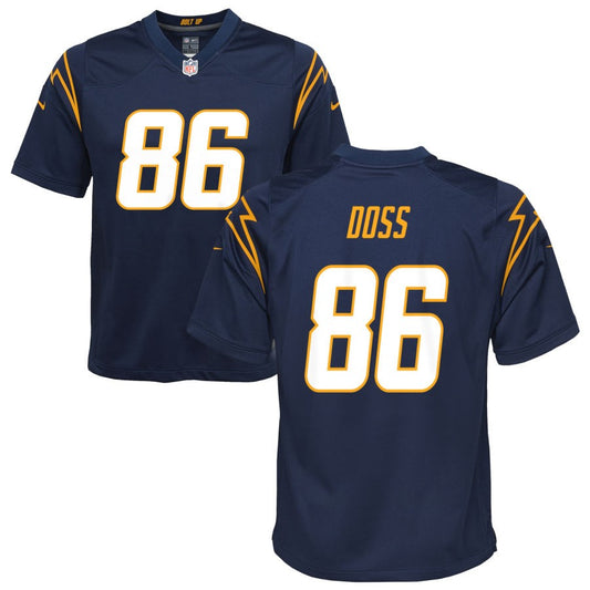 Keelan Doss Los Angeles Chargers Nike Youth Alternate Game Jersey - Navy