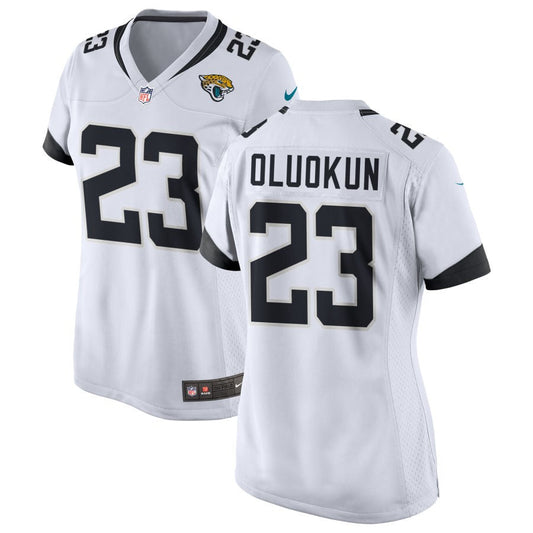 Foyesade Oluokun Jacksonville Jaguars Nike Women's Game Jersey - White