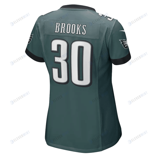 Kennedy Brooks Philadelphia Eagles Women's Game Player Jersey - Midnight Green