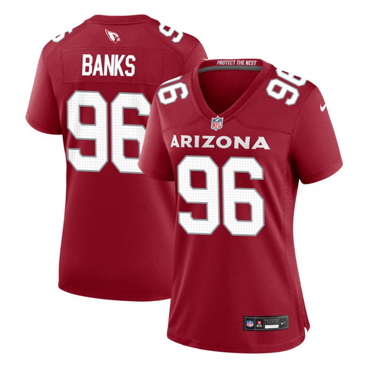 Eric Banks Arizona Cardinals Nike Women's Game Jersey - Cardinal