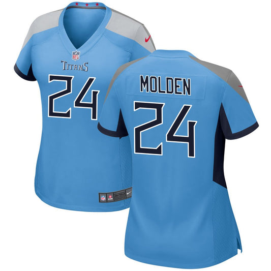 Elijah Molden Tennessee Titans Nike Women's Alternate Game Jersey - Light Blue