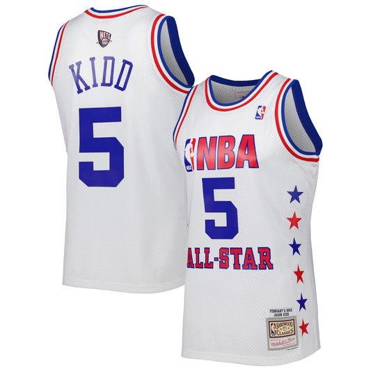 Jason Kidd Eastern Conference Mitchell & Ness 2003 All Star Game Swingman Jersey - White